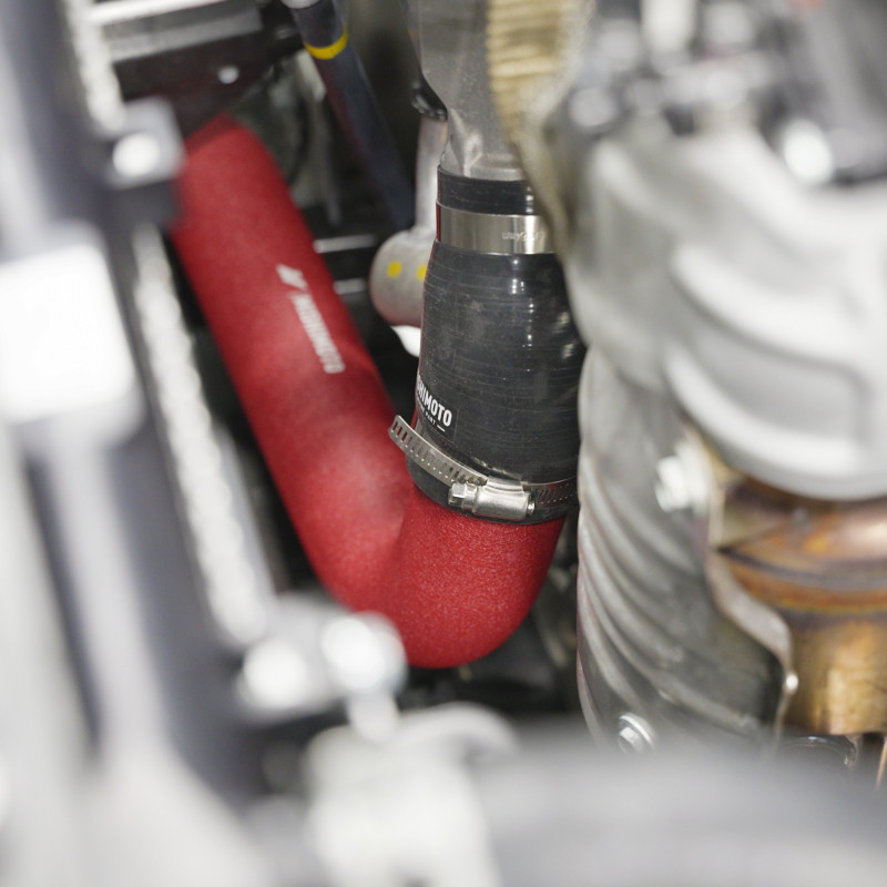 Mishimoto 2022+ Honda Civic 1.5T Intercooler Kit - Black Intercooler - Red Pipes - MMINT-CIV-22KBKWRD User 1