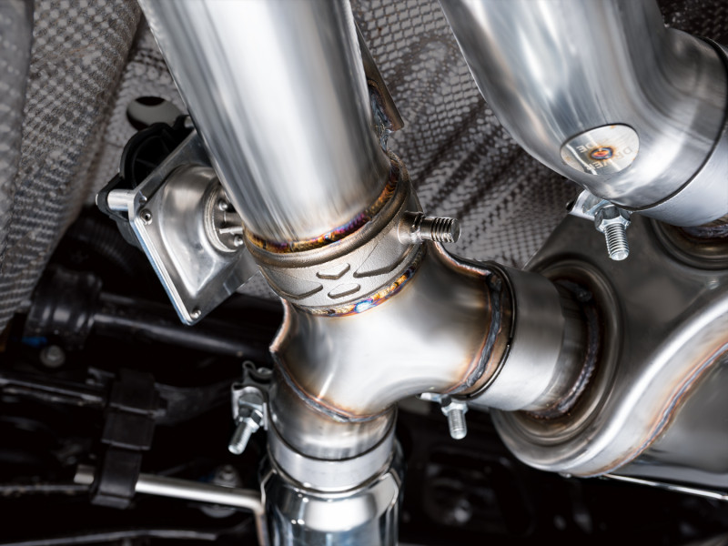 AWE Tuning 22-26 Cadillac CT5-V Blackwing SwitchPath Exhaust - Diamond Black Tips - 3025-43562 Photo - Mounted