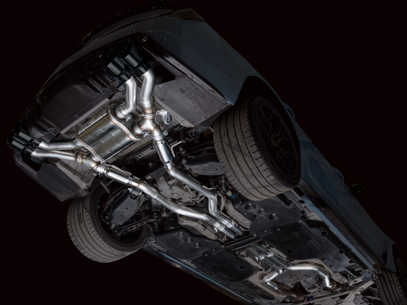 AWE Tuning 22-26 Cadillac CT5-V Blackwing SwitchPath Exhaust - Diamond Black Tips - 3025-43562 Photo - Mounted
