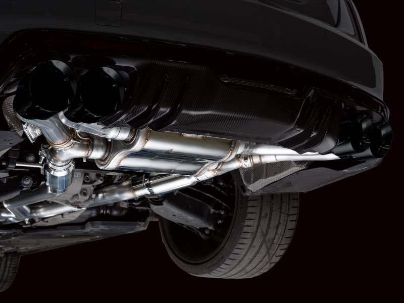 AWE Tuning 22-26 Cadillac CT5-V Blackwing SwitchPath Exhaust - Diamond Black Tips - 3025-43562 Photo - Mounted