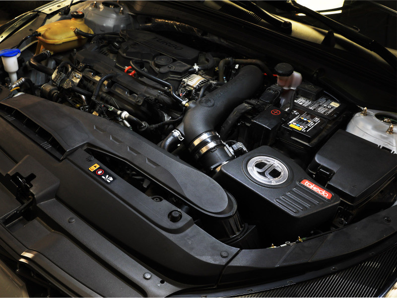 aFe 21-24 Kia K5 Takeda Momentum Cold Air Intake System w/ Pro 5R Filter - 56-70072R Photo - Mounted