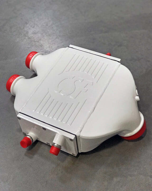 CSF 2014+ BMW M3/M4 (F8X) Top Mount Charge-Air-Cooler - Alpine White - 8082AW User 1