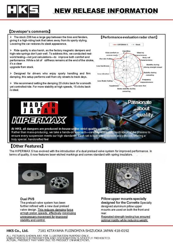 HKS HIPERMAX S-Y2XC FULL CANCELLER KIT - 80300-AA005C Photo - Close Up