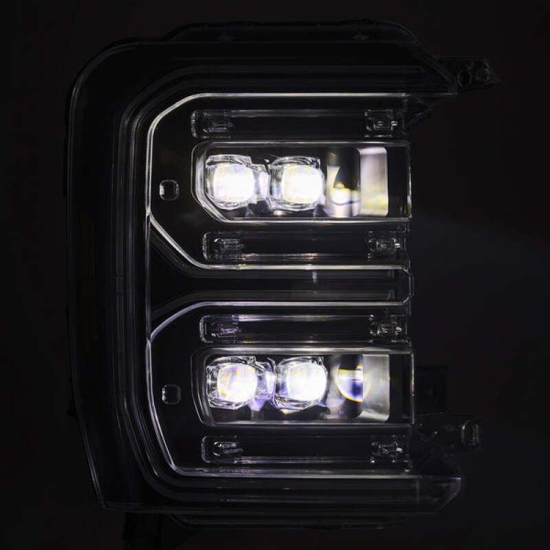 AlphaRex 23-26 Ford F-250 SD NOVA LED Proj Headlights Blk w/Activ Light/Seq Signal/Switchback - 880895 Photo - Primary