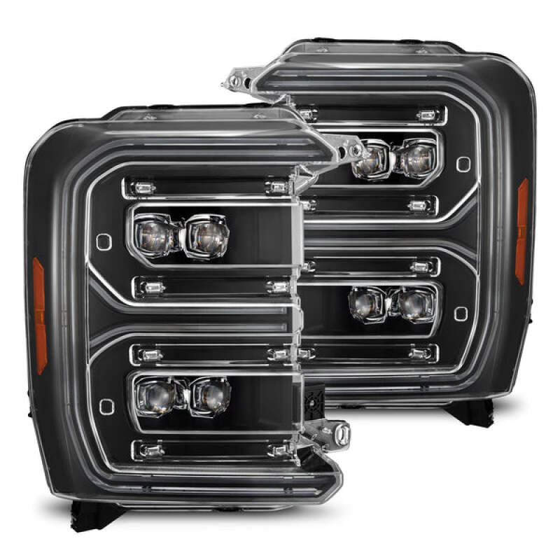 AlphaRex 23-26 Ford F-250 SD NOVA LED Proj Headlights Blk w/Activ Light/Seq Signal/Switchback - 880895 Photo - Primary
