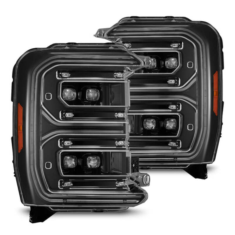 AlphaRex 23-26 Ford F-250 SD NOVA LED Proj Headlights Alpha Blk w/Activ Light/Seq Signal/Switchback - 880894 Photo - Primary