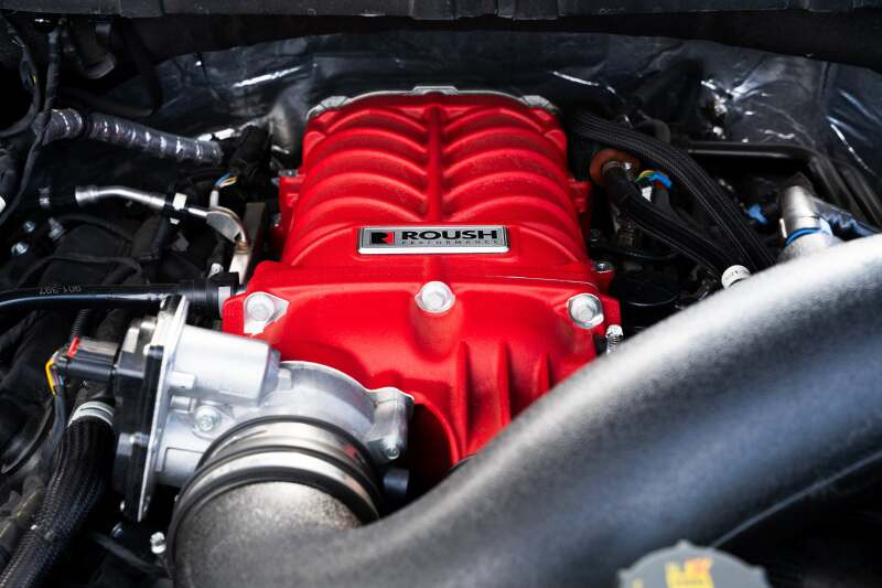 Roush 21-26 F-150 Supercharger Kit 705HP Red Edition - 422349 Photo - Close Up