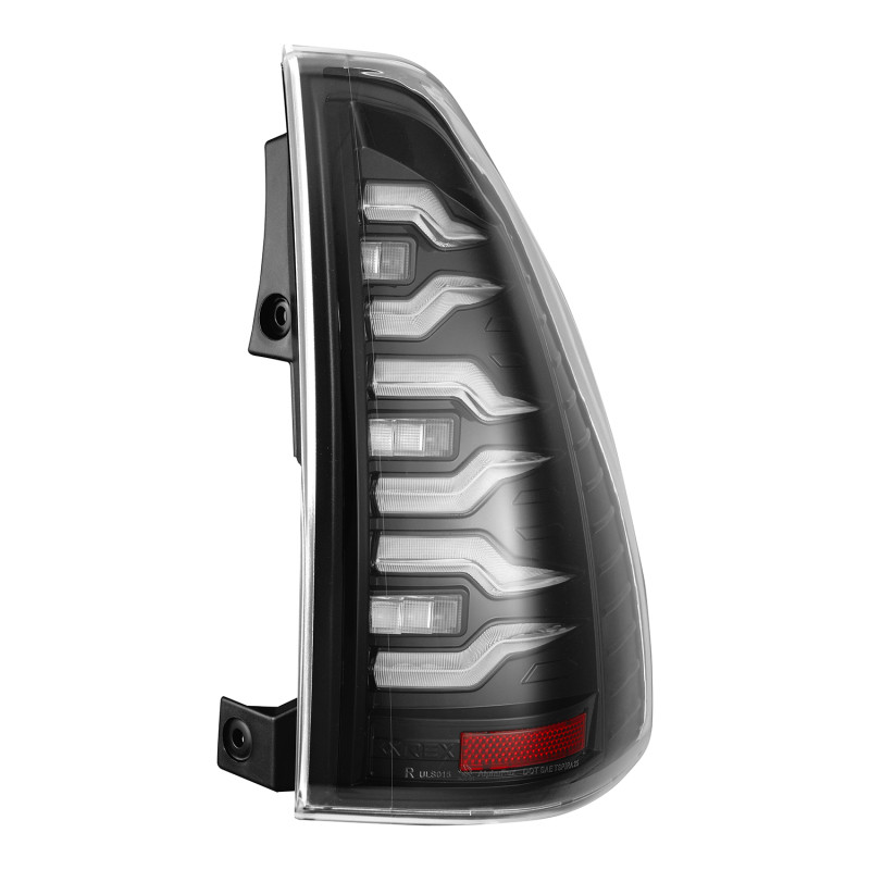 AlphaRex 14-21 Lexus GX470 Luxx-Series LED Tail Lights - Alpha-Black - 678012 User 1