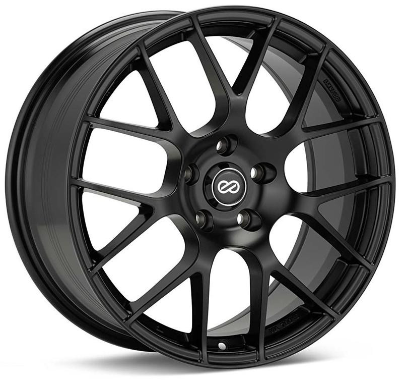 Enkei Raijin 18x8 5x120 32mm Offset 72.6mm Bore Black Wheel (MOQ 40) - 467-880-1235BK Photo - Primary