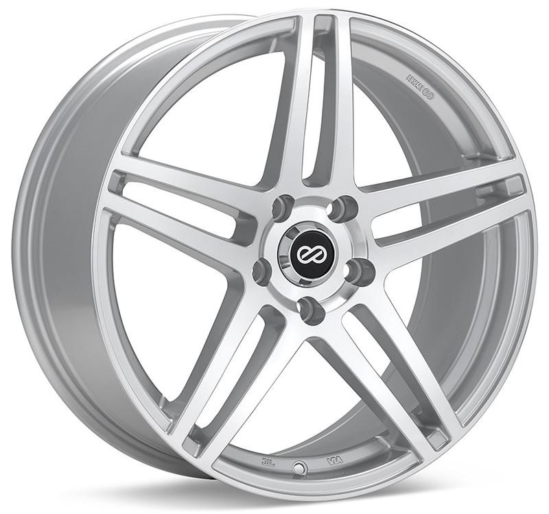 Enkei RSF5 16x7 5x100 45mm Offset 72.6mm Bore Hyper Silver Wheel - 479-670-8045HS Photo - Primary