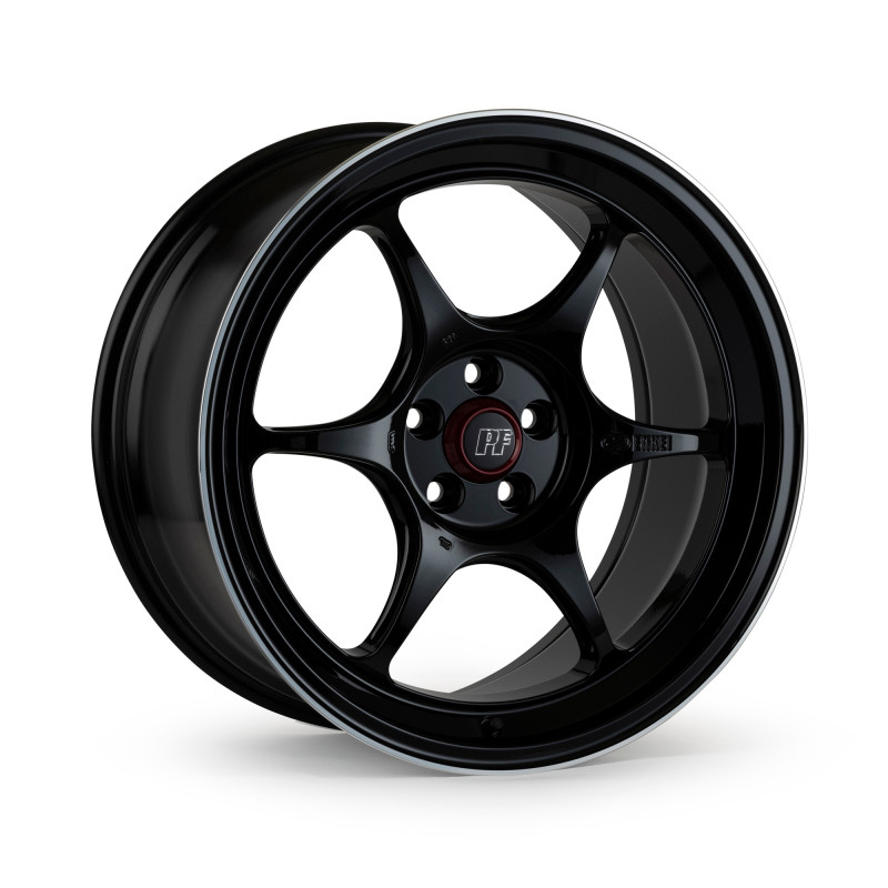Enkei PF06 19x9 5x112 27mm Offset 75mm Bore Black Machined Wheel (MOQ 40) - 545-990-4427BKM Photo - Primary
