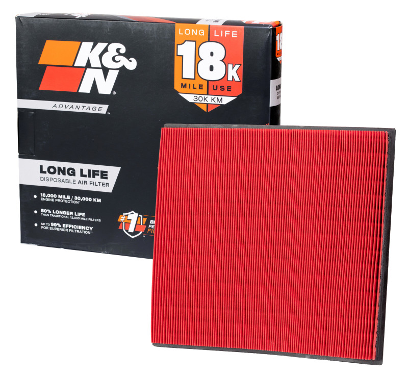 K&N Advantage Air Filter 18K Miles Bmw X6 L6-3.0L F/I 2008-2017 - KNA-2428 Photo - out of package