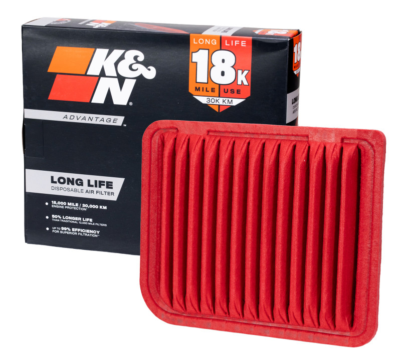 K&N Advantage Air Filter 18K Miles Mitsubishi Outlander L4-2.0L F/I 2012-2018 - KNA-3015 Photo - out of package