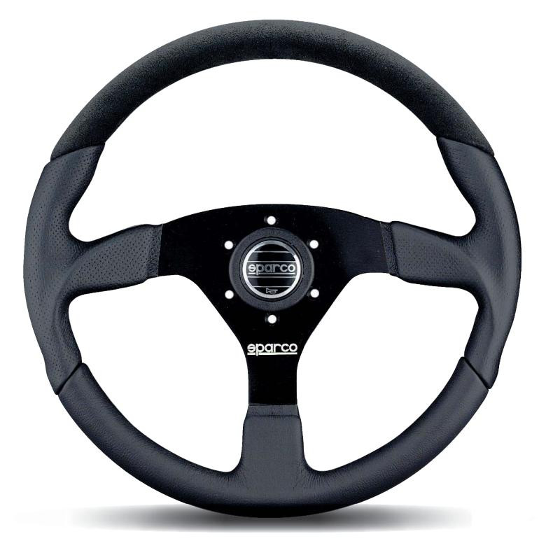 Sparco Steering Wheel L505 Lap 5 Blk/Blk/Blk - 015TL522TUV Photo - Primary