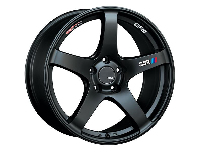 SSR GTV01 18x8.5 5x114.3 40mm Offset Flat Black Wheel 05-07 STI / 11+ tC - T418850+4005GMB Photo - Primary