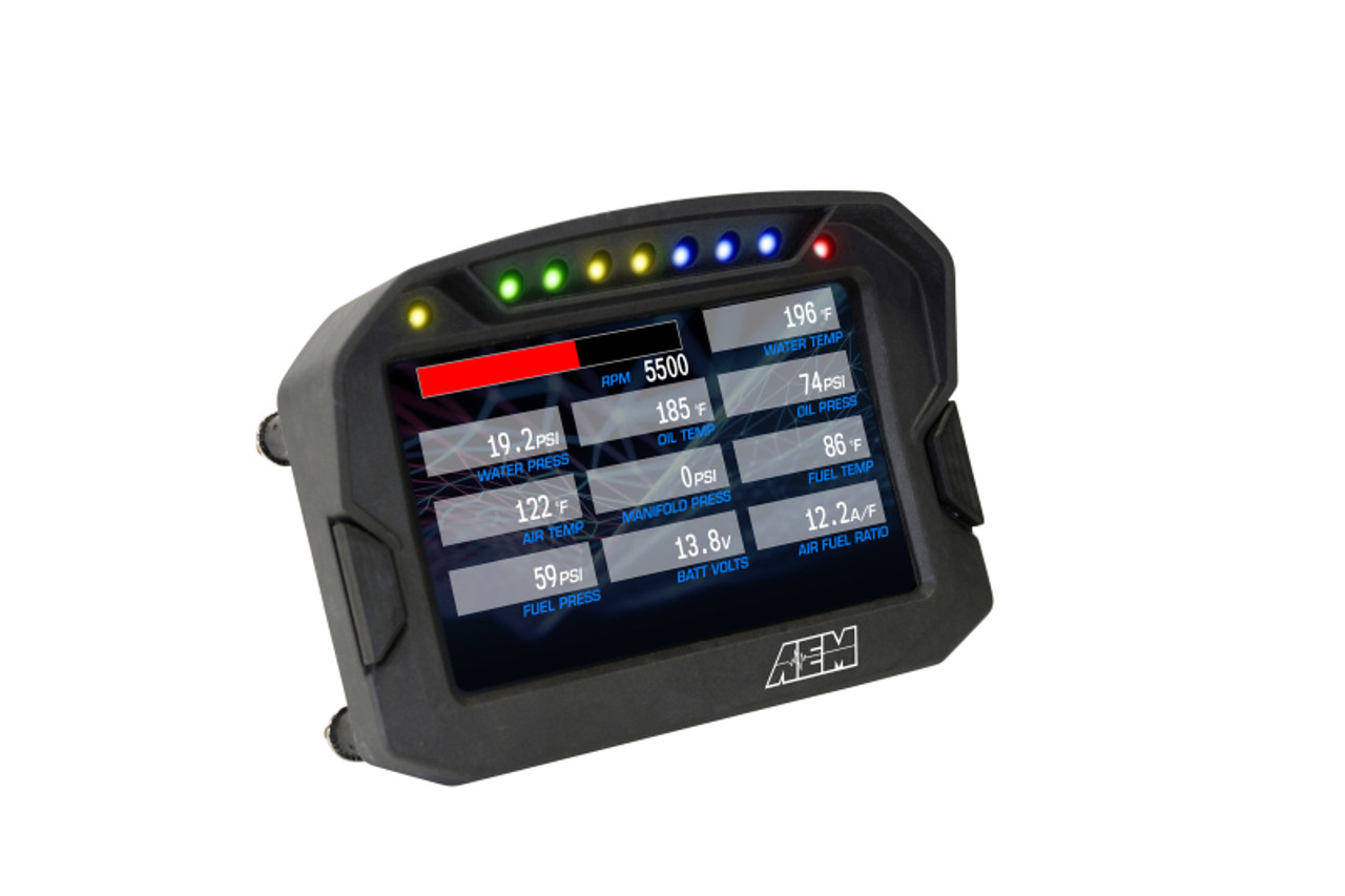 AEM CD-5G Carbon Digital Dash Display w/ Interal 10Hz GPS & Antenna - 30-5602 Photo - out of package