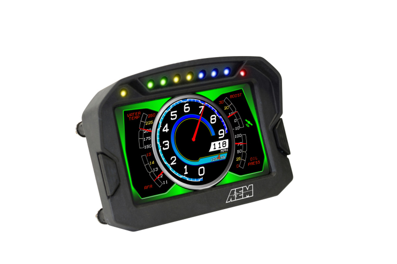 AEM CD-5G Carbon Digital Dash Display w/ Interal 10Hz GPS & Antenna - 30-5602 Photo - out of package