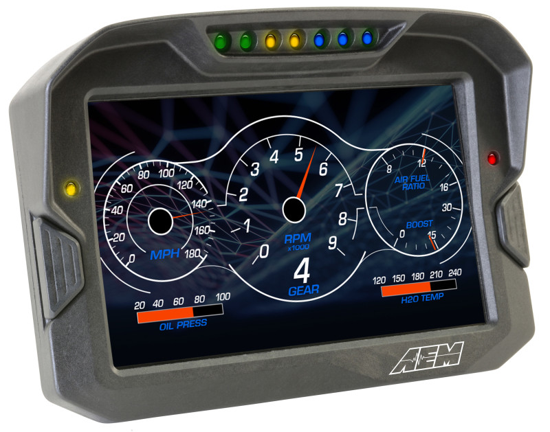 AEM CD-7 Non Logging Race Dash Carbon Fiber Digital Display (CAN Input Only) - 30-5700 Photo - out of package