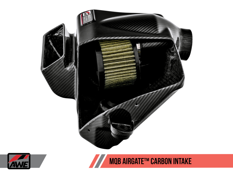 AWE Tuning VW GTI/Golf R MK7 1.8T/2.0T 8V (MQB) Carbon Fiber AirGate Intake w/o Lid - 2660-15260 Photo - Primary