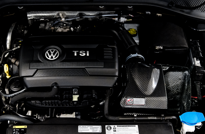 AWE Tuning VW GTI/Golf R MK7 1.8T/2.0T 8V (MQB) Carbon Fiber AirGate Intake w/o Lid - 2660-15260 Photo - Mounted