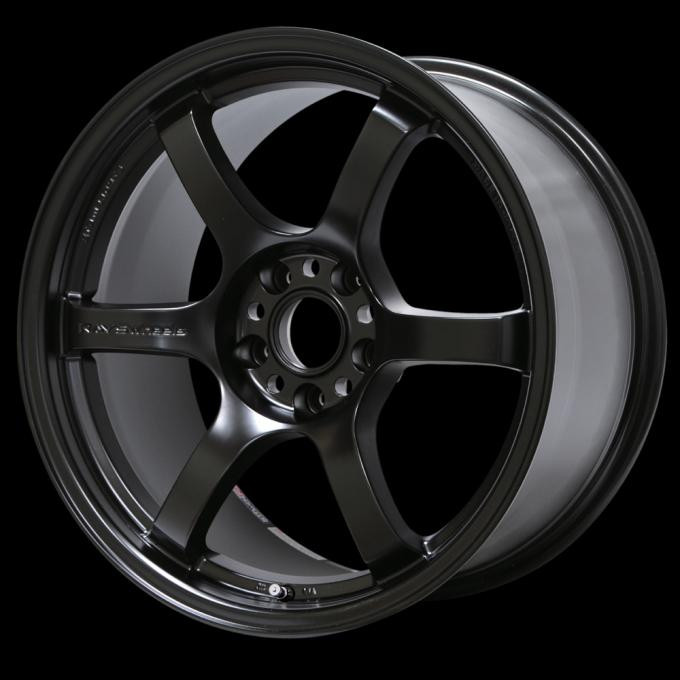 Gram Lights 57DR 17x9.0 +22 5x114.3 Semi Gloss Black Wheel - WGIQ22EH Photo - Primary