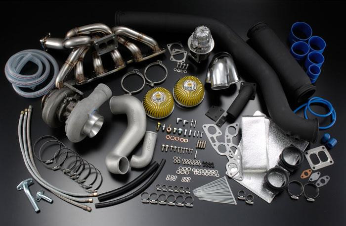 GReddy 89-94 Nissan Skyline GT-R Large Single GReddy/MHI T78 33D 80MM Dia Air Flow Turbo Upgrade Kit - 11520038 Photo - Primary