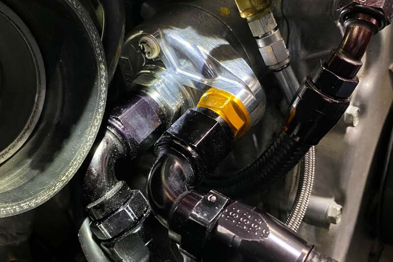 GReddy 2017-2019 Honda Civic Type-R NS1010G 10 Row Oil Cooler Kit - 12058002 Photo - Close Up