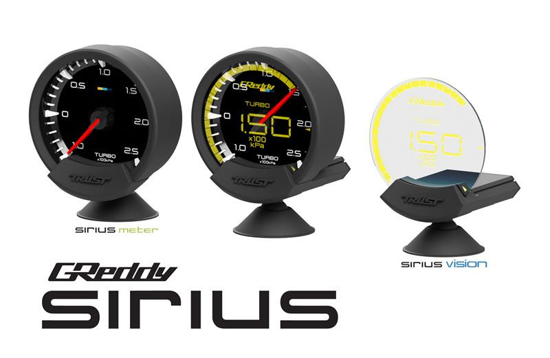 GReddy Sirius Meter - Oil Temp 20/140 (Deg.C) 74mm Analog Gauge (w/Oil Temp Sensor & Harness Set) - 16001732 Photo - Primary
