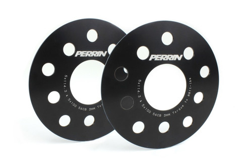 Perrin Subaru 5x114.3/5x100 3mm Slip-On Wheel Spacers - w/ 56mm Hubs (No Studs) - PSP-WHL-103BK User 1