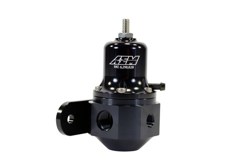 AEM High Capacity Universal Black Adjustable Fuel Pressure Regulator - 25-305BK Photo - Primary