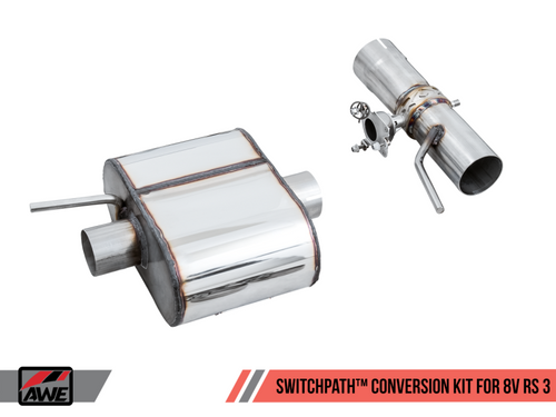 AWE Tuning 18-19 Audi TT RS Coupe 8S/MK3 2.5L Turbo SwitchPath Exhaust Conversion Kit - 3825-11026 Photo - Primary