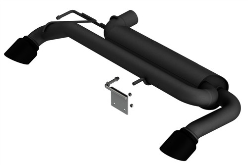 Borla 21-22 Ford Bronco 2.3L 4WD Touring Axle Back Exhaust w/ Black Coated Tips - 11973CB Photo - Primary