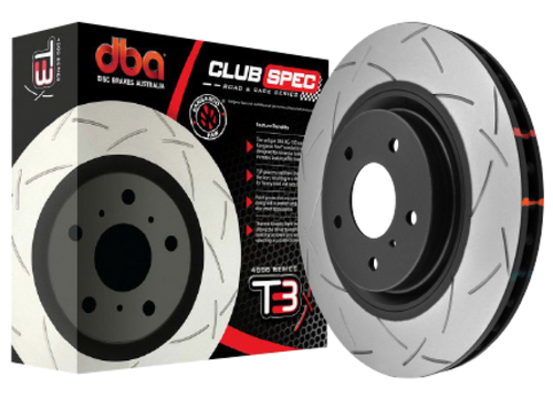 DBA 2020+ Chevrolet Corvette C8 J55 Z51 Front Slotted 4000 Series Rotor - 43928S User 1