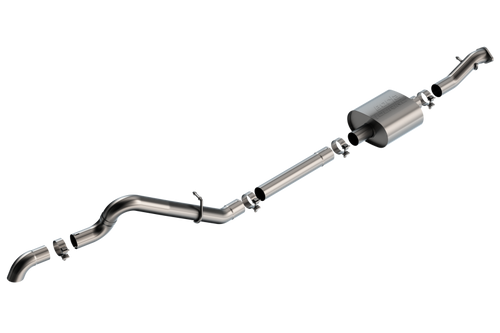 Borla 21-22 Ford Bronco 2.3L 2DR/4DR T-304 Stainless Steel Cat-Back Touring Exhaust - Brushed - 140897 Photo - Primary