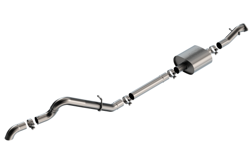 Borla 21-22 Ford Bronco 2.3L 2DR/4DR T-304 Stainless Steel Cat-Back S-Type Exhaust - Brushed - 140898 Photo - Primary