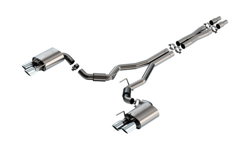 Borla 2024 Ford Mustang GT 5.0L V8 w/ Active Exhaust S-Type Cat-Back Exhaust System - 140962 Photo - Primary