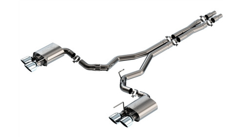 Borla 2024 Ford Mustang Dark Horse 5.0L V8 w/ Active Exhaust ATAK Cat-Back Exhaust System - 140965 Photo - Primary