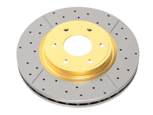 DBA 89-93 Mazda MX-5 Miata Front Drilled & Slotted Street Series Rotor - 530X User 1