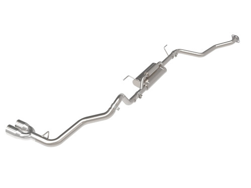 aFe 24-25 Toyota Tacoma L4-2.4L (t) Vulcan Series 2.5in to 3in Cat-Back w/ Polished Tip - 49-36078-P Photo - Primary