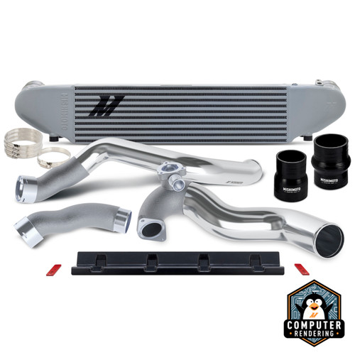 Mishimoto 2024+ Ford Mustang 2.3L EcoBoost Performance Intercooler Kit -  Silver/Polished - MMINT-MUS4-24KSLP Photo - Primary