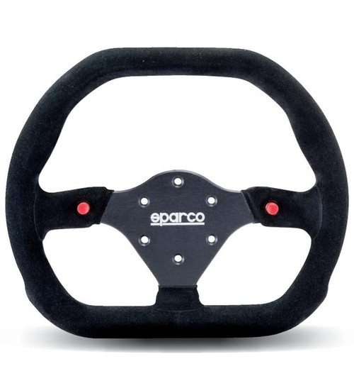 Sparco Steering Wheel 310X260 Suede Black - 015P310F2SN Photo - Primary