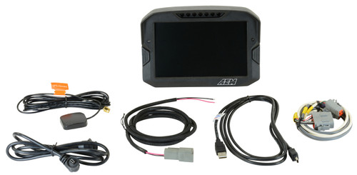 AEM CD-7 Logging GPS Enabled Race Dash Carbon Fiber Digital Display w/o VDM (CAN Input Only) - 30-5703 Photo - Primary