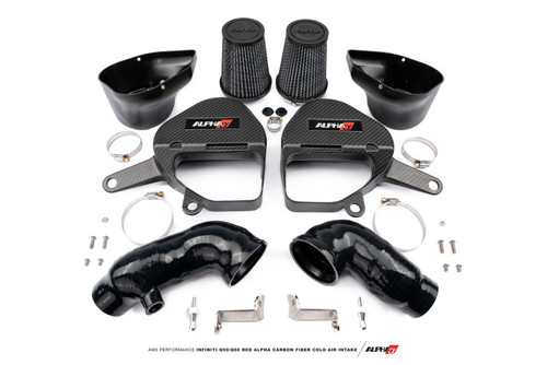 AMS Performance Infiniti Q50/Q60 Red Alpha Matte Carbon Intake Kit - ALP.28.08.0001-2 User 1