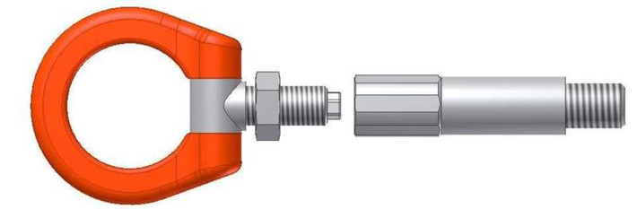 Cusco Tow Hook Swivel Joint Front Toyota Vitz/Yaris - 900 017 F User 1