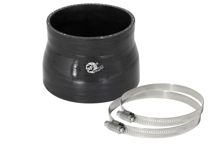 aFe 3.5in ID to 3in ID x 2.5in L Reducing Coupler - Black - 59-00044 Photo - Primary