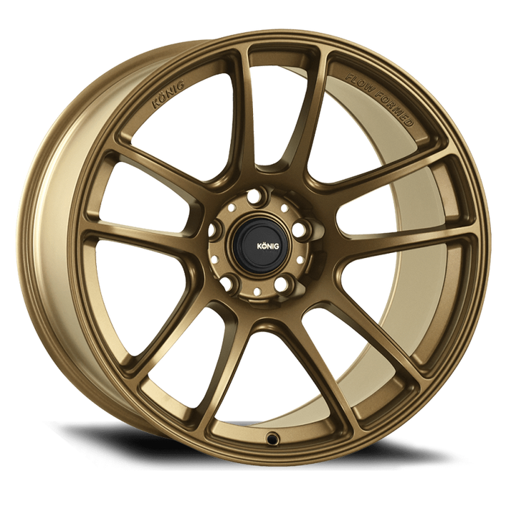 Konig Heliogram 16X8 4X100 ET38 Matte Bronze Knurled Bead Flow Formed - HL86100388 User 1