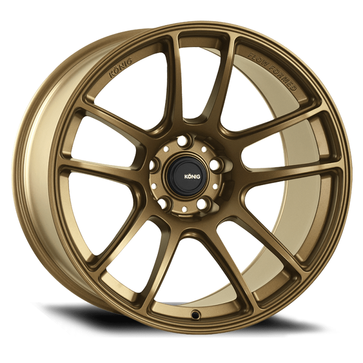 Konig Heliogram 18X9.5 5X114.3 ET35 Matte Bronze Knurled Bead Flow Formed - HL98514358 User 1