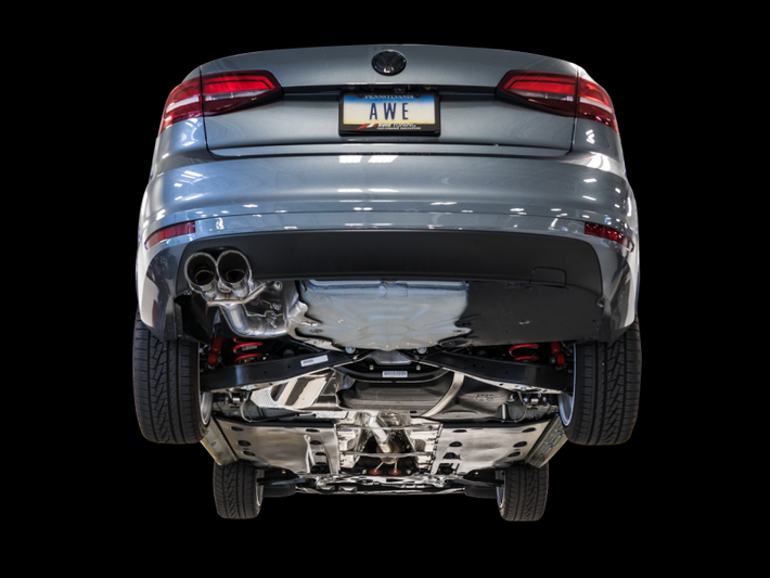AWE Tuning 09-14 Volkswagen Jetta Mk6 1.4T Track Edition Exhaust - Chrome Silver Tips - 3020-22032 Photo - Primary