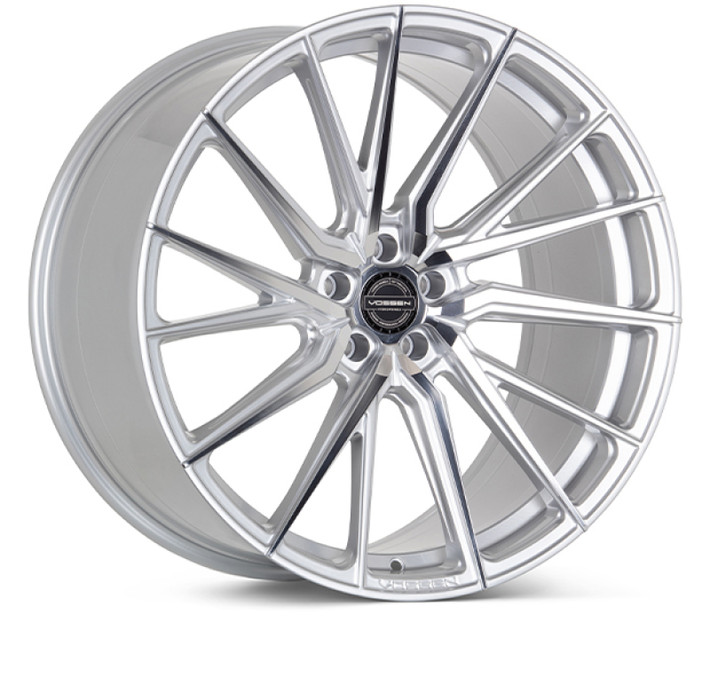 Vossen HF-4T 21x12 / 5x120 / ET52 / Deep Face / 72.56 - Silver Polished - Left - HF4T-1B36-L Photo - Primary