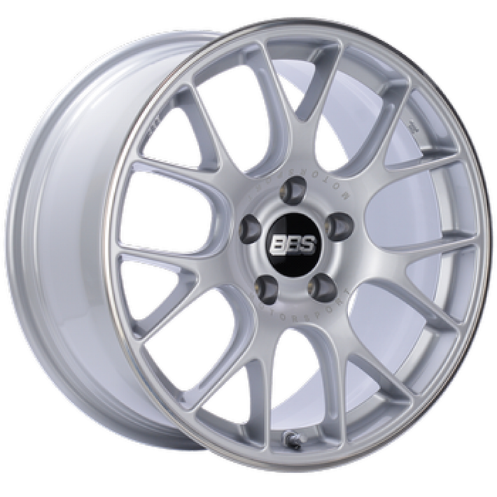 BBS CH-R 19x10 5x130 ET38 CB71.6  Brilliant Silver  - 82mm PFS/Clip Req. - CH110SPO-MTSP Photo - Primary